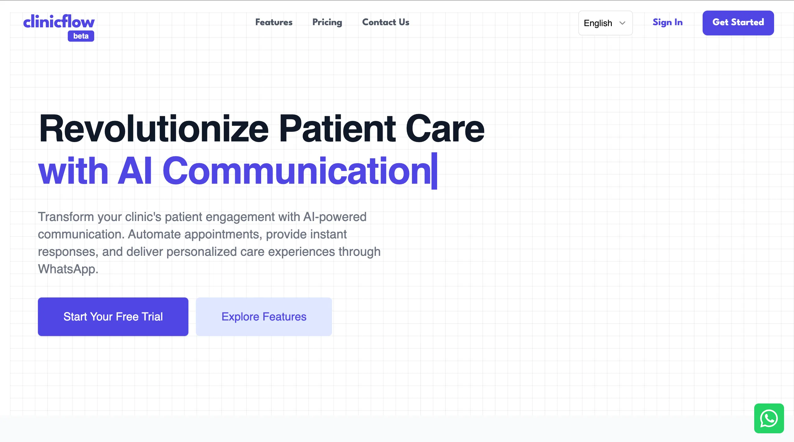 Clinicflow AI Chatbot